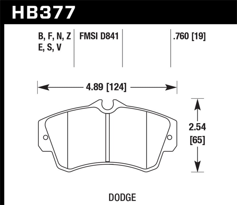 Hawk SRT4 HP+ Street Front Brake Pads-SR1 Performance