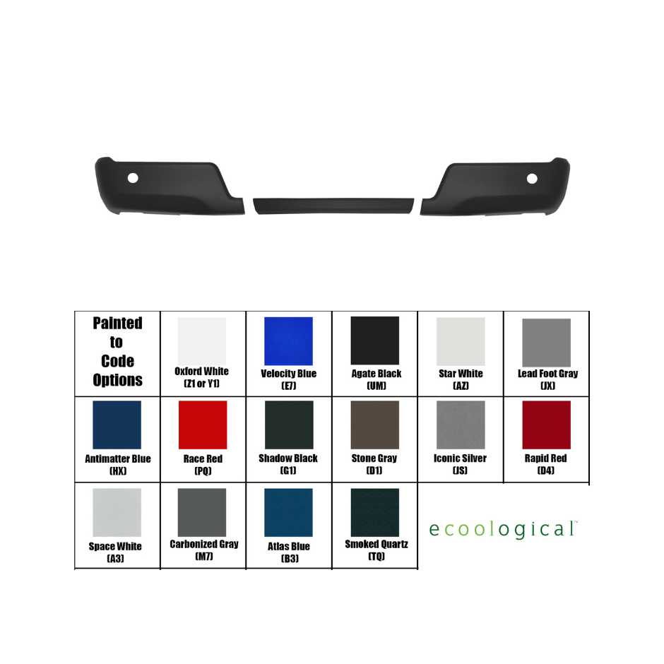 2024-2026 Ford F150 Rear Bumper Overlays