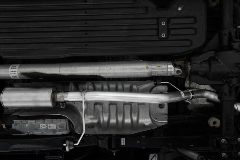 MBRP 2021+ Ford F-150 Powerboost Hybrid 3in Single Side Exit - T304-SR1 Performance