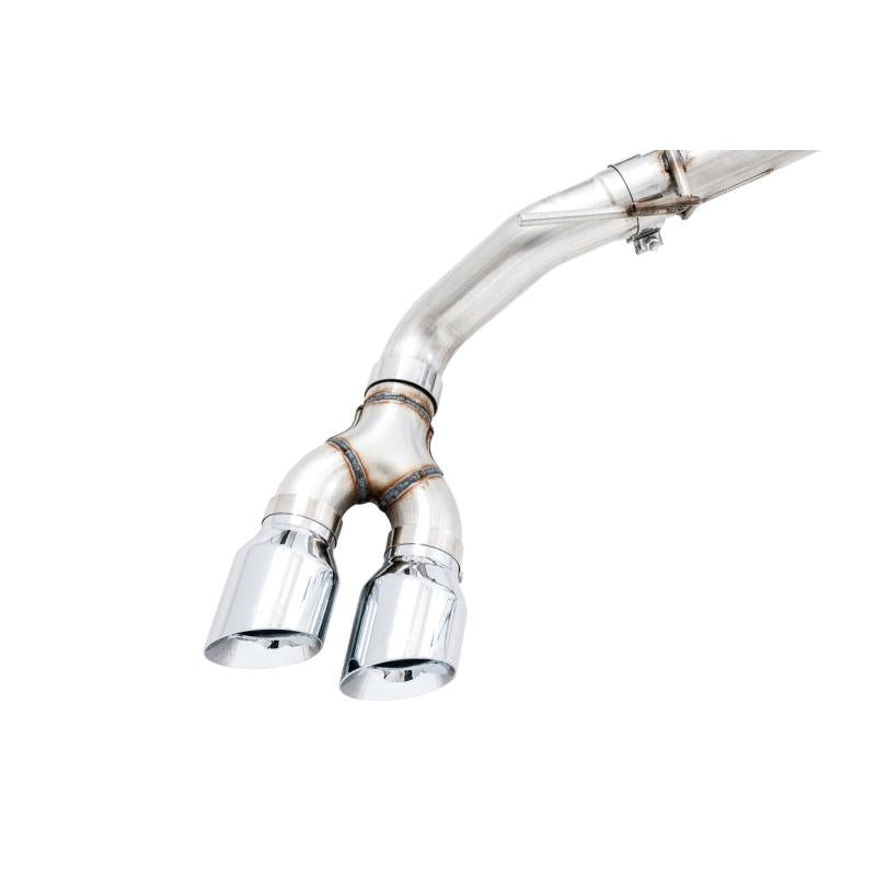 AWE Tuning 2019+ Ford Ranger 0FG Performance Exhaust System w/Chrome Silver Tips & Bash Guard-SR1 Performance