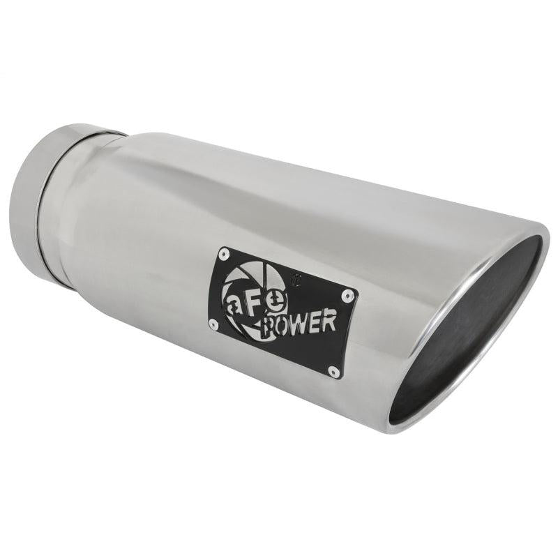 aFe MACHForce-Xp 5in Inlet x 6in Outlet x 15in length Polished Exhaust Tip-SR1 Performance