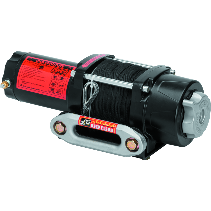 QuadBoss 2,500 lb Winch with Synthetic Rope and Metal-Planetary Gear System