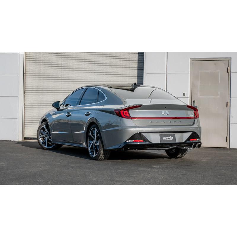 Borla 21-23 Hyundai Sonata SEL Plus/Limited 1.6L L4 (T) FWD S-Type Cat-Back Exhaust - Bright Chrome-SR1 Performance