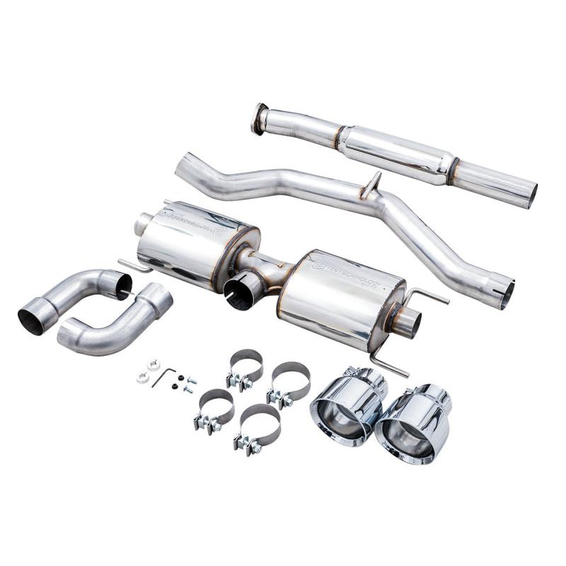 AWE Subaru BRZ/ Toyota GR86/ Toyota 86 Touring Edition Cat-Back Exhaust- Chrome Silver Tips-SR1 Performance