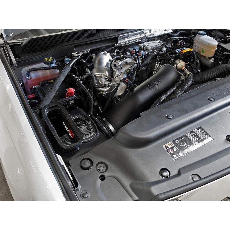 aFe Momentum HD Pro DRY S 2017 GM Diesel Trucks V8-6.6L Cold Air Intake System-SR1 Performance