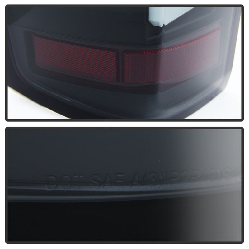 Spyder 14-18 Chevy 1500 / 15-19 GMC 3500 Dually / Bar LED Tail Lights Blk Smke ALT-YD-CS14-LBLED-BSM-SR1 Performance