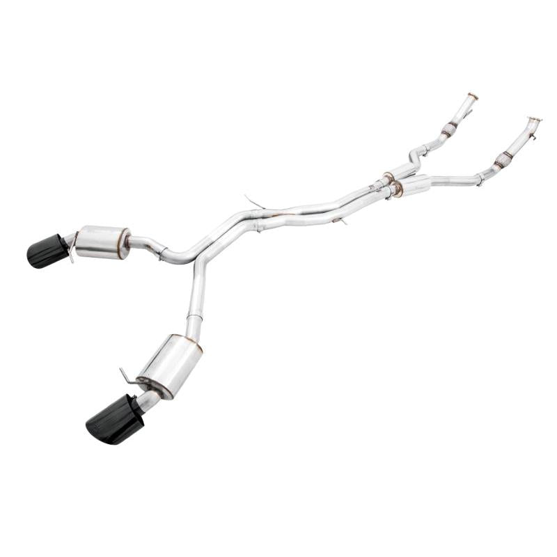 AWE Tuning Audi B9 RS 5 2.9L (Res.For Performance Cat) Touring Edition Exhaust w/ Diamond Black Tips-SR1 Performance