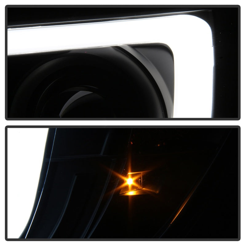 Spyder Toyota Tacoma 05-11 Projector Headlights - Light Bar DRL - Black PRO-YD-TT05V2-LB-BK-SR1 Performance
