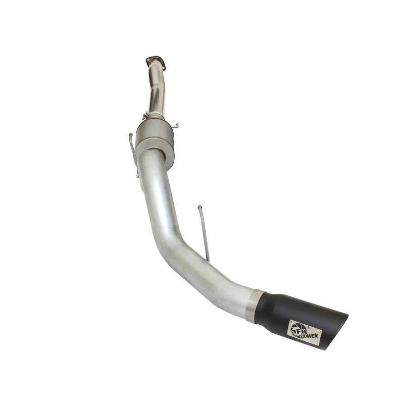 aFe Atlas Exhausts 4in Cat-Back Aluminized Steel Exhaust Sys 2015 Ford F-150 V6 3.5L (tt) Black Tip-SR1 Performance