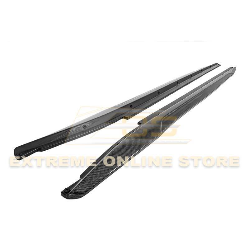 2014-19 Cadillac CTS Carbon Fiber Front Splitter & Side Skirts - Extreme Online Store