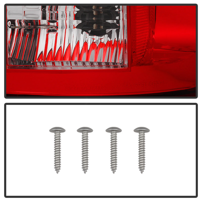 Spyder Dodge Ram 07-08 1500/Ram 07-09 2500/3500 LED Tail Lights Red Clear ALT-YD-DRAM06-LED-RC-SR1 Performance