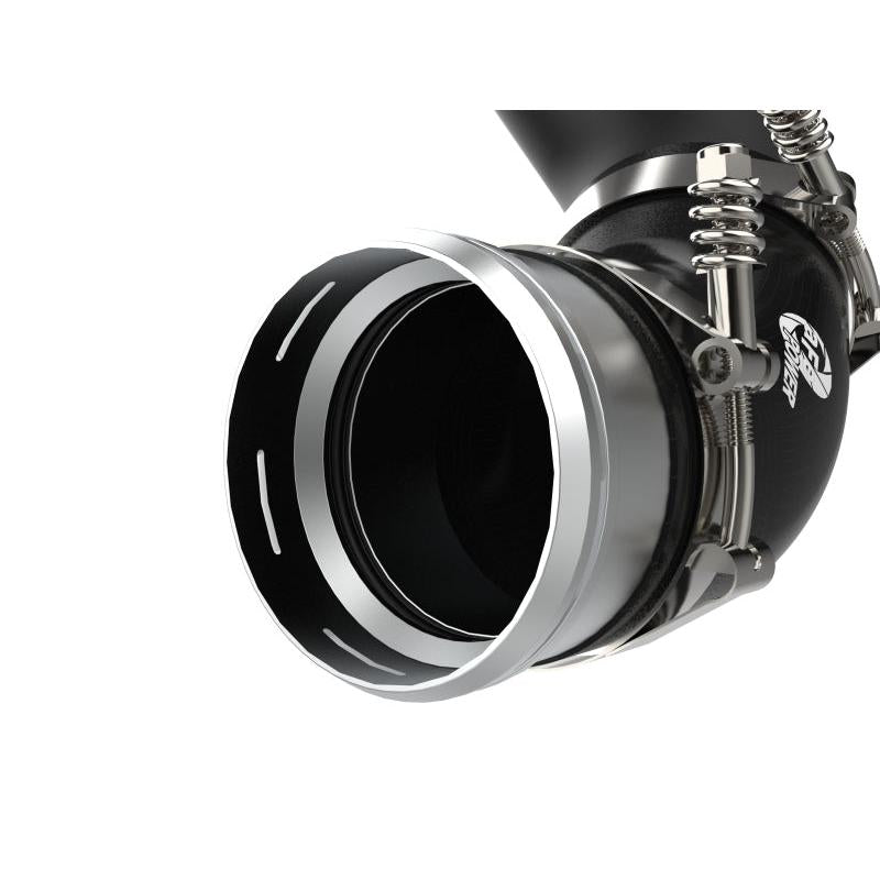 aFe Bladerunner Intercooler Cold Charge Pipe Black 3.5-2.75in 2021+ Ford F-150 V6-2.7L (tt)-SR1 Performance