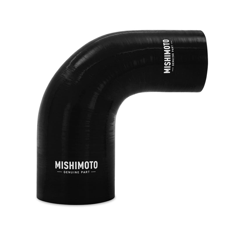 Mishimoto Silicone Reducer Coupler 90 Degree 2.5 inch to 3 inch - Black