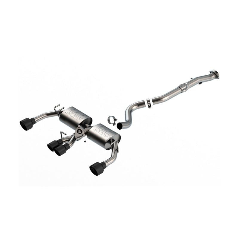 Borla 23-24 Toyota GR Corolla ATAK Cat Back System w/ Black Tips-SR1 Performance