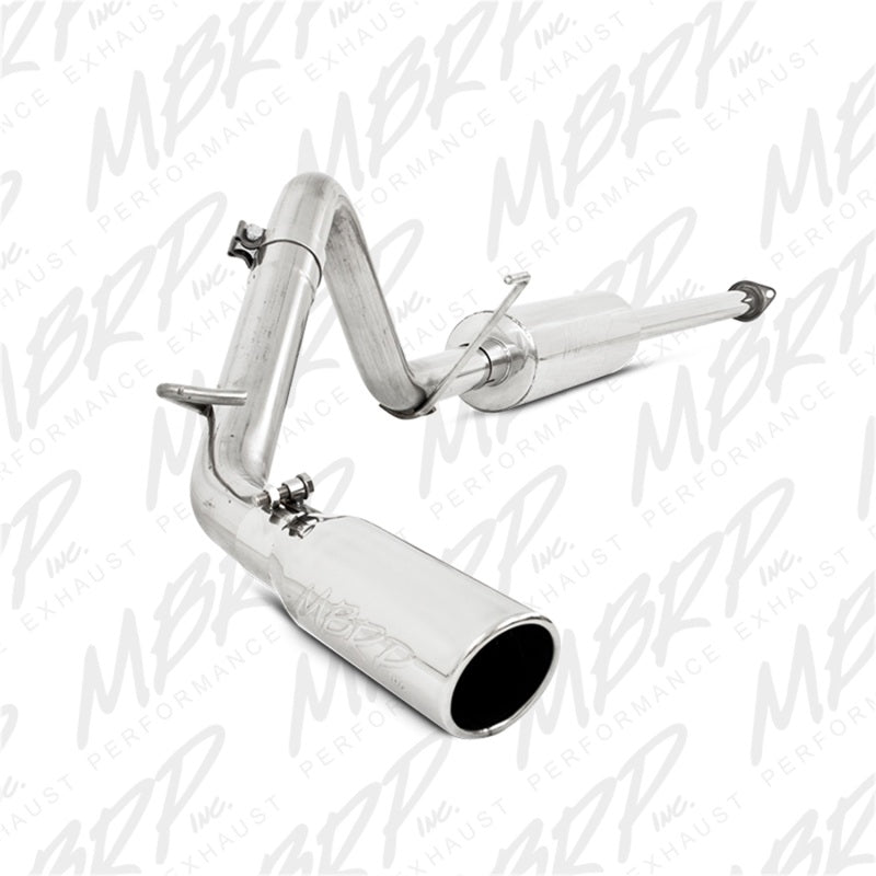 MBRP 05-13 Toyota Tacoma 4.0L EC/CC Cat Back Single Exit T409 Exhaust-SR1 Performance