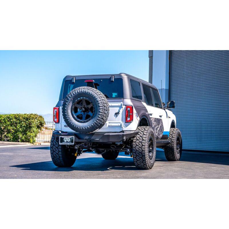 Borla 21-22 Ford Bronco 2.3L 4WD ATAK Axle Back Exhaust w/ Black Coated Tips-SR1 Performance