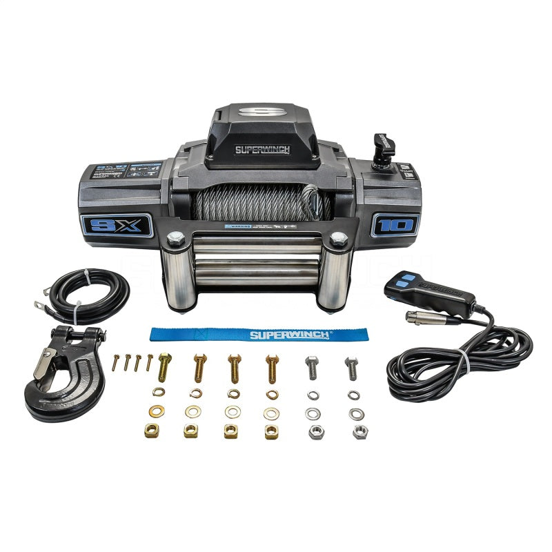 Superwinch 10000 LBS 12V DC 3/8in x 85ft Wire Rope SX 10000 Winch-SR1 Performance