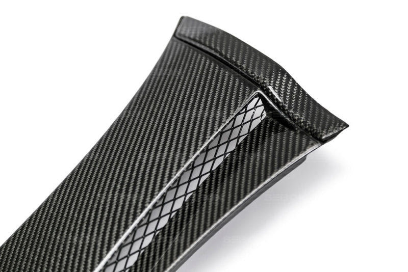 Seibon 08-14 Subaru STI Carbon Fiber Fender Caps - Lightweight, Durable & Heat-Resistant