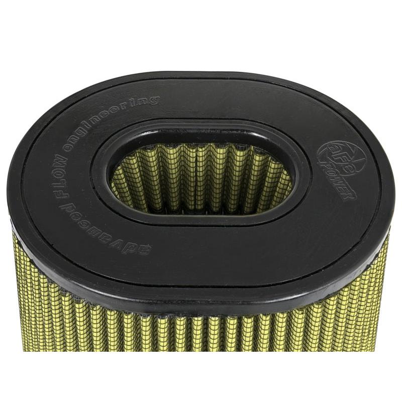 aFe Magnum FLOW Pro GUARD 7 Replacement Air Filter 4.5 F / (9x7.5) B / (6.75 x 5.5) T (Inv) / 9in. H-SR1 Performance