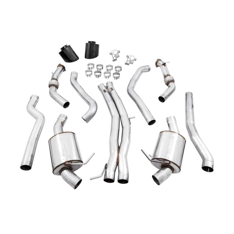 AWE Tuning Audi B9.5 RS 5 Coupe Non-Resonated Touring Edition Exhaust - RS-Style Diamond Black Tips-SR1 Performance