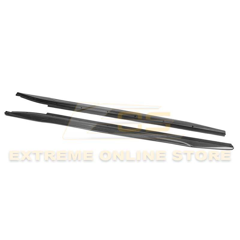 2014-19 Cadillac CTS Carbon Fiber Front Splitter & Side Skirts - Extreme Online Store