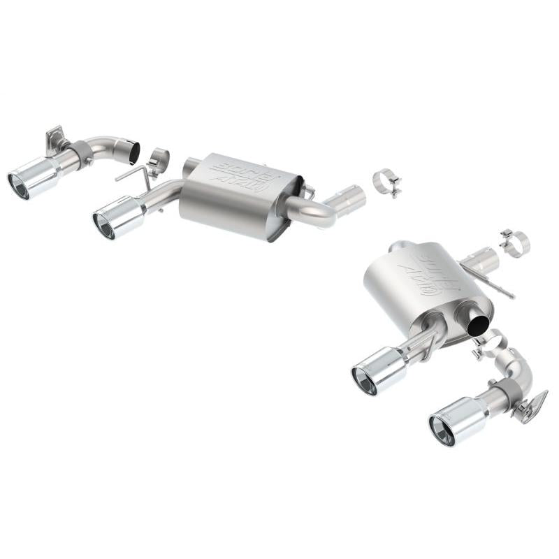 Borla 16 Chevy Camaro SS 6.2L w/ Dual NPP Atak Quad RD RL Tips Dual Exit Rear Section Exhaust-SR1 Performance