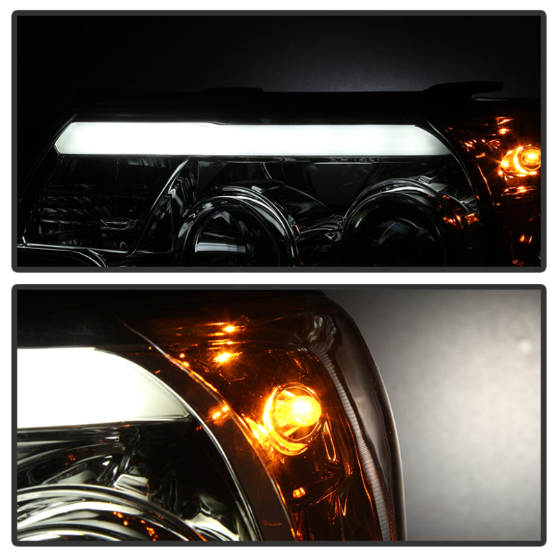 Spyder Toyota Tacoma 12-16 Projector Headlights Light Bar DRL Smoke PRO-YD-TT12-LBDRL-SM-SR1 Performance