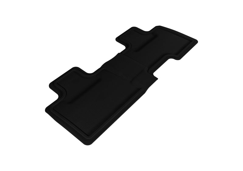 3D MAXpider 2007-2014 Ford Edge Kagu 2nd Row Floormats - Black-SR1 Performance