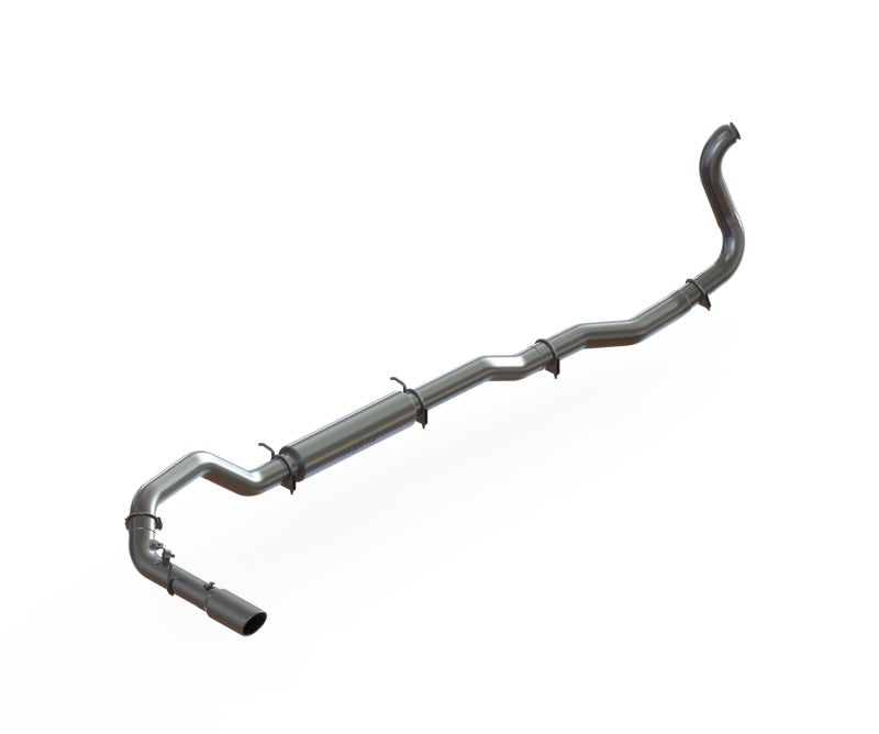 MBRP 89-93 Dodge 2500/3500 Cummins 2WD ONLY Turbo Back Single Side Exit Alum Exhaust System-SR1 Performance