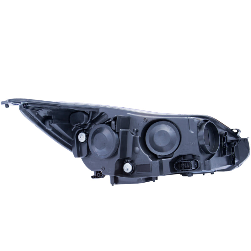 ANZO 2012-2014 Ford Focus Projector Headlights w/ Plank Style Design Black-SR1 Performance