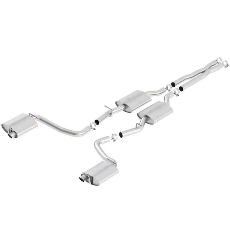 Borla 15-16 Dodge Charger R/T 5.7L No Tip Use Factory Valence Single Split Rear Exit ATAK Exhaust-SR1 Performance