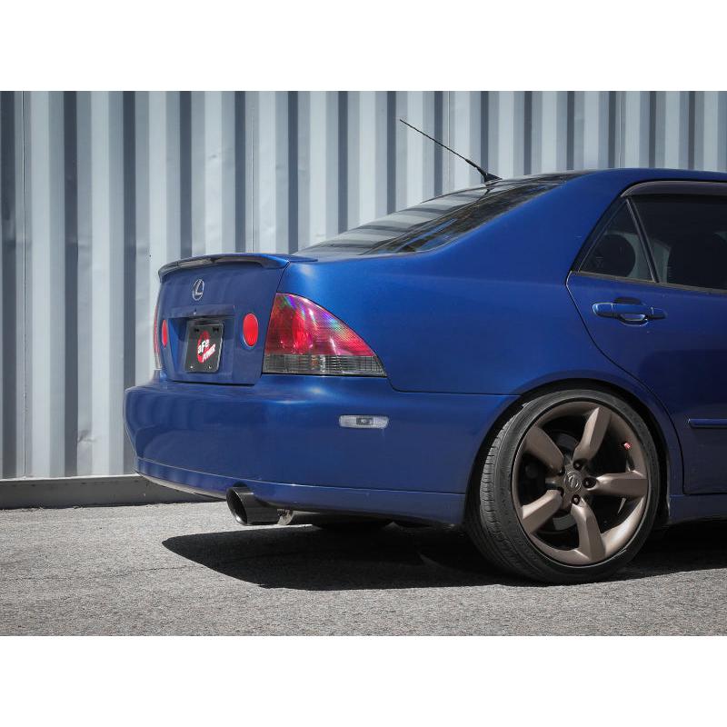 aFe Lexus IS300 01-05 L6-3.0L Takeda Cat-Back Exhaust System- Black Tip-SR1 Performance