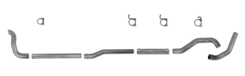 Diamond Eye KIT 4in TB MFLR RPLCMENT PIPE SGL AL: 2-WHEEL DRIVE ONLY 89-93 DODGE CUMMINS 5.9L-SR1 Performance