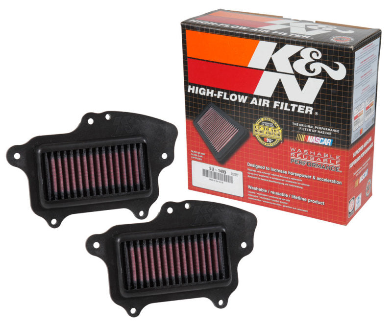 K&N 16-17 Suzuki Boulevard M90 1462CC Replacement Drop In Air Filter (Set of 2)-SR1 Performance