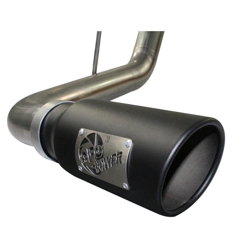 aFe MACHForce XP Exhausts Cat-Back SS-409 EXH CB Toyota Tundra 10-11 V8-5.7L 145.7 WB (blk tip)-SR1 Performance
