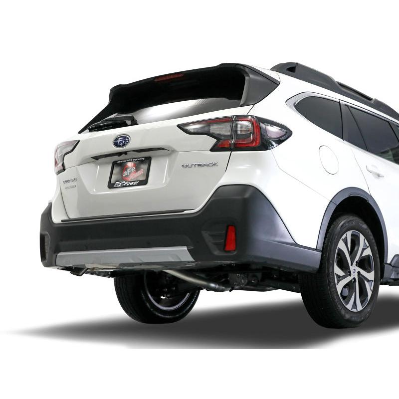 aFe POWER Takeda 20-23 Subaru Outback H4-2.5L 2-1/2in 304 Stainless Steel Cat-Back Exhaust System-SR1 Performance