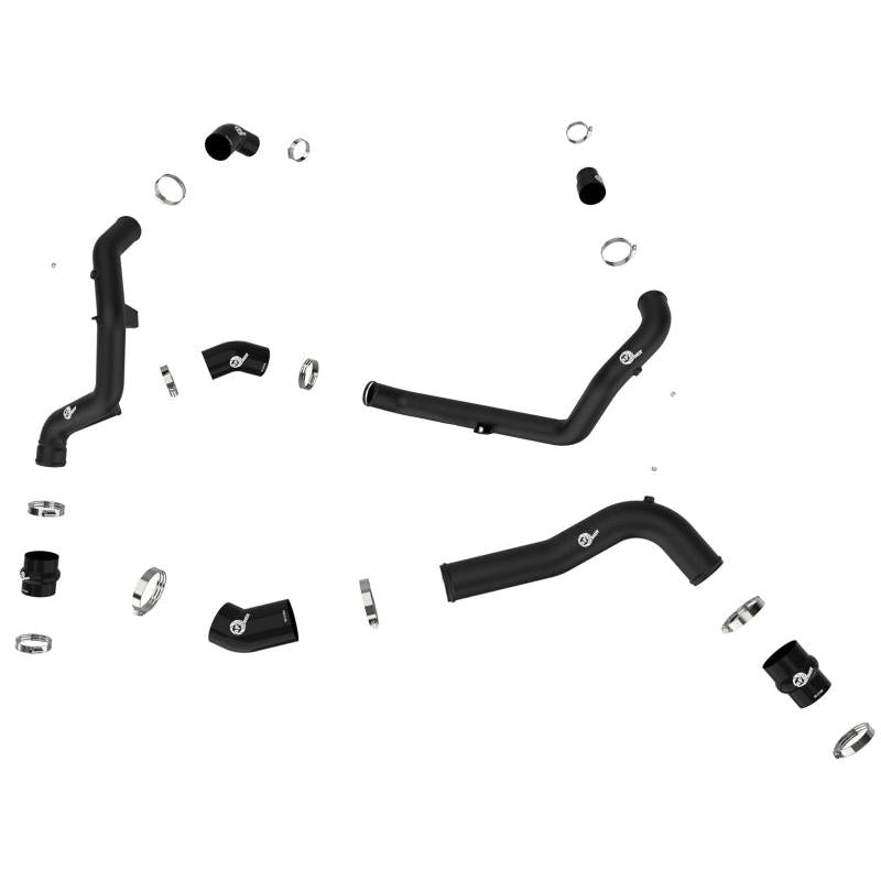 aFe 22-23 Ford Explorer BladeRunner Aluminum Hot and Cold Charge Pipe Kit - Blk-SR1 Performance