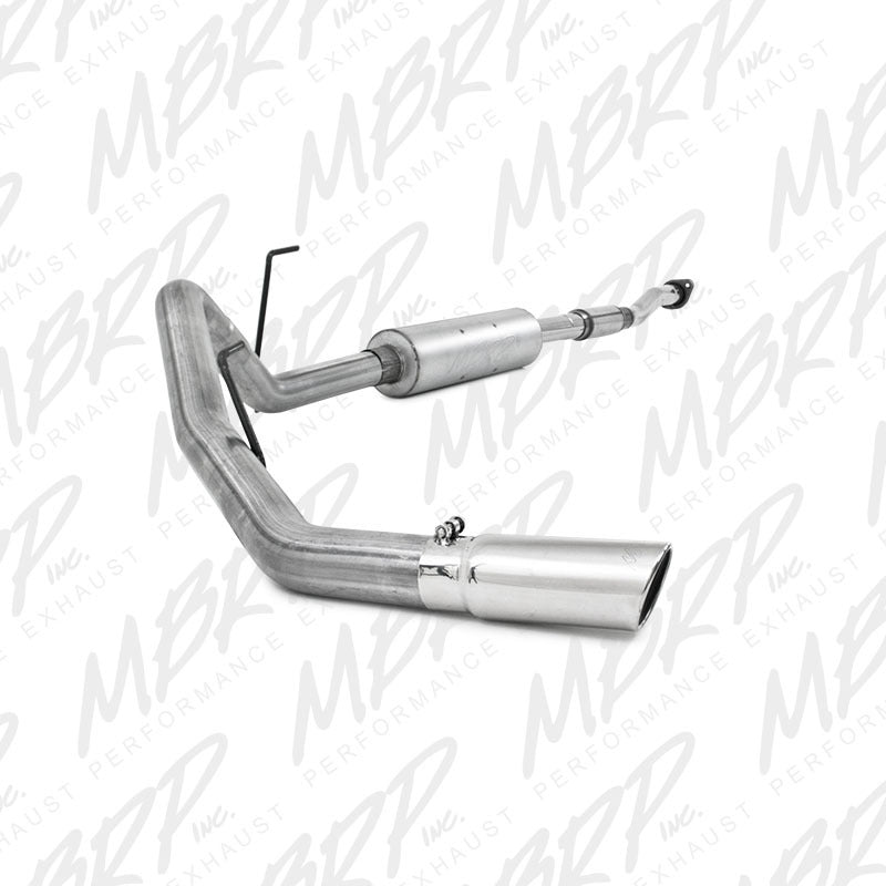 MBRP 11-12 Ford F150 3in Cat Back Single Side Exit Alum Exhaust System-SR1 Performance