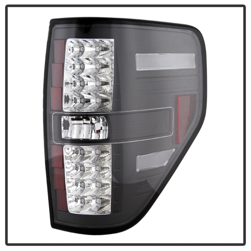 Spyder Ford F150 09-14 LED Tail Lights Black ALT-YD-FF15009-LED-BK-SR1 Performance