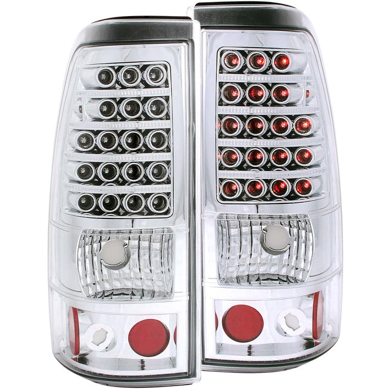 ANZO 2003-2006 Chevrolet Silverado 1500 LED Taillights Chrome-SR1 Performance