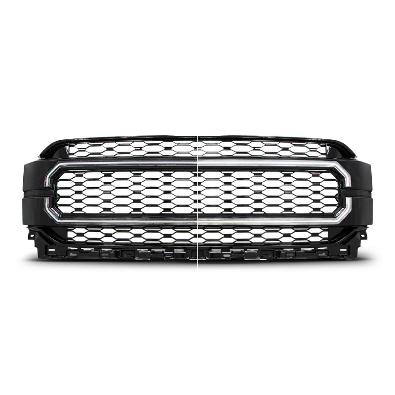 Anzo 21-23 Ford F150 Black Housing Full LED Light Tube Front Grille-SR1 Performance