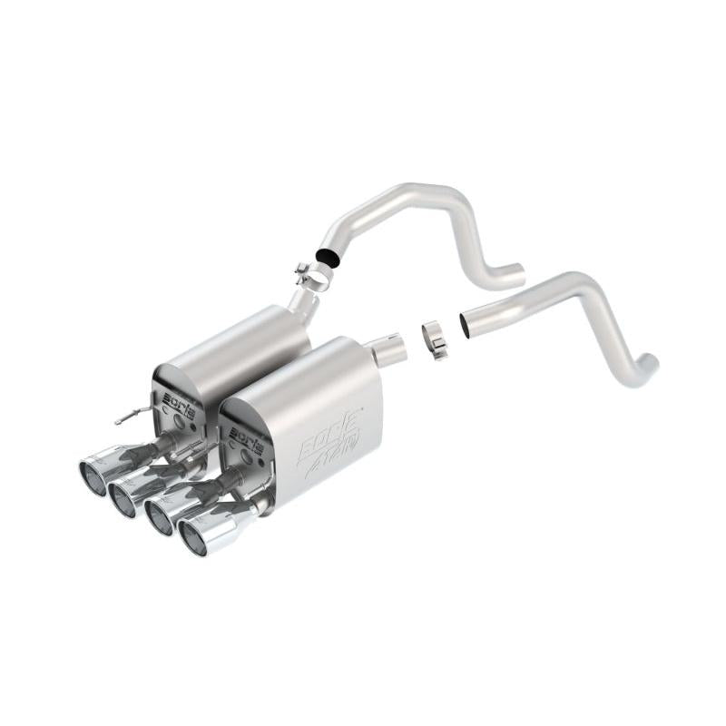 Borla 05-08 Chevrolet Corvette Coupe/Conv 6.0L/6.2L 8cyl Aggressive ATAK Exhaust (rear section only)-SR1 Performance