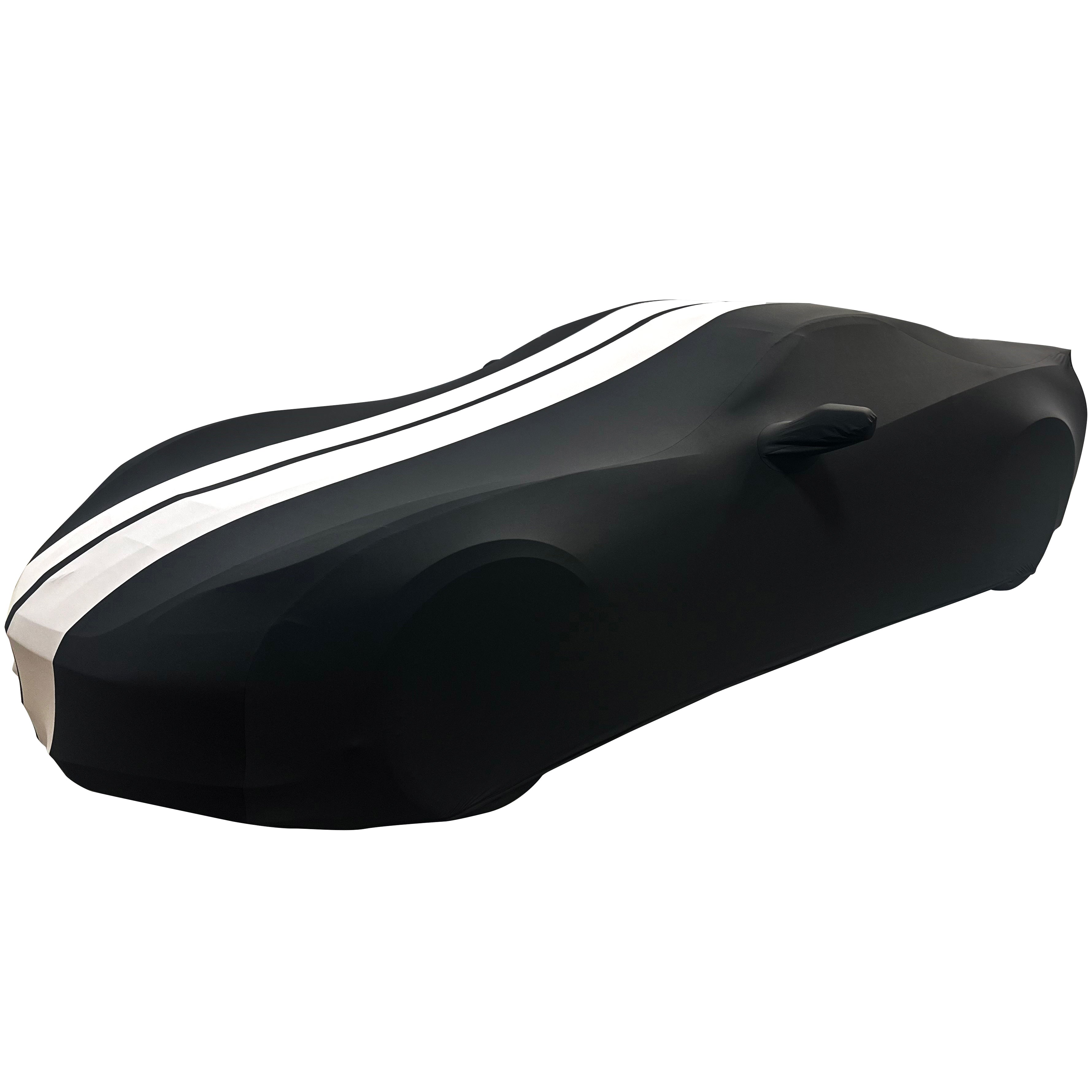 C7 Corvette Ultraguard Stretch Satin Indoor Car Cover with Stripes-SR1 Performance