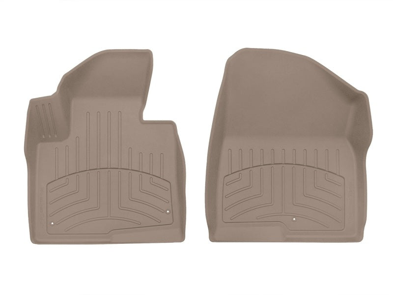 WeatherTech 13-18 Hyundai Santa Fe Front FloorLiner HP in Tan – Custom Fit, All-Weather Protection