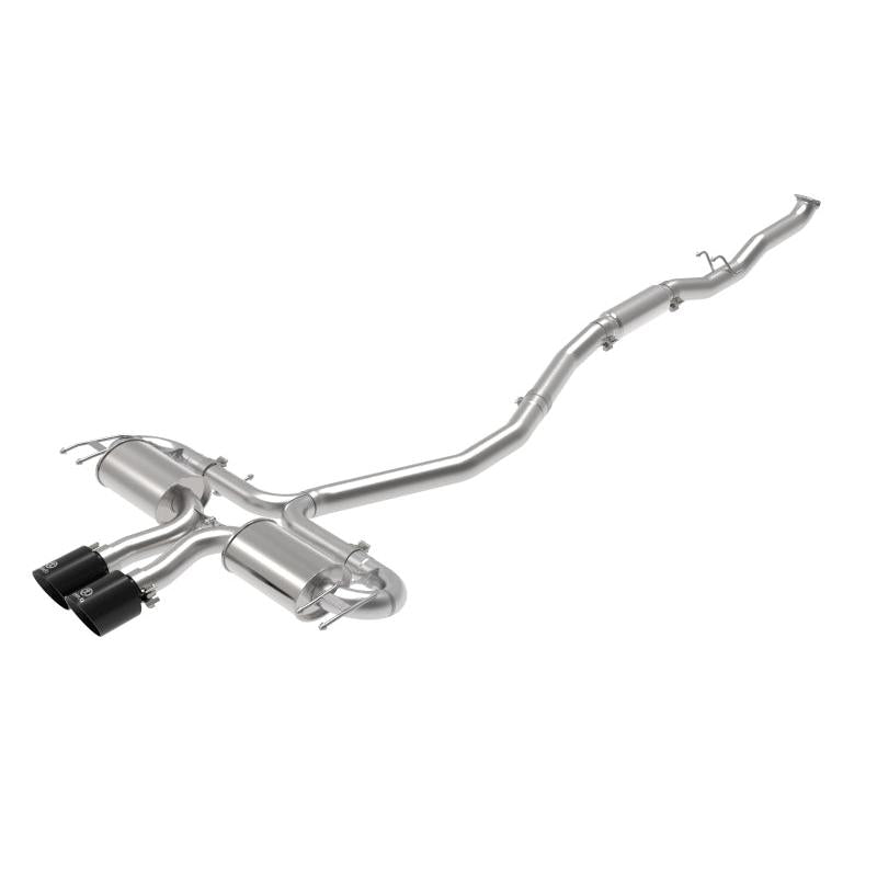 aFe Takeda 3in 304 SS Cat-Back Exhaust System w/Black Tips 17-20 Honda Civic Sport L4-1.5L (t)-SR1 Performance
