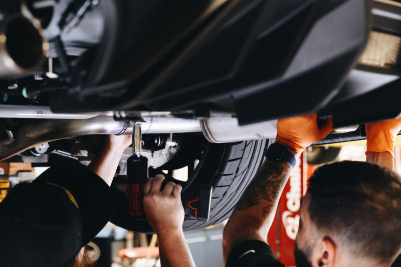 MBRP 18-22 Ford Mustang 2.3L Ecoboost 3in Cat-Back Exhaust w/ Quad Carbon Fiber SS Tips - T304-SR1 Performance