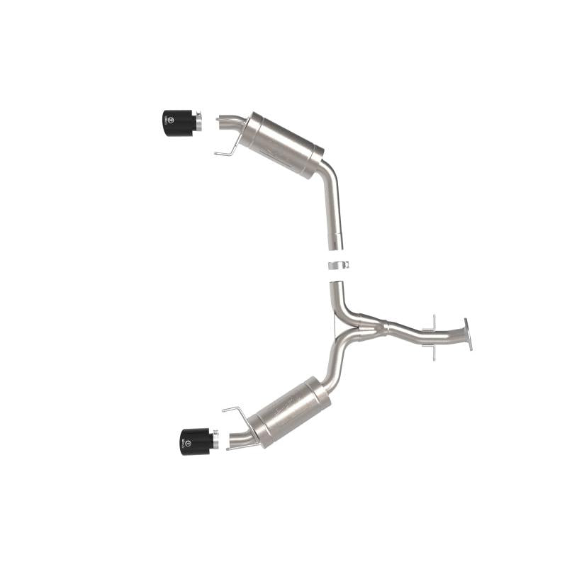 aFe POWER Takeda 06-13 Lexus IS250/IS350 SS Axle-Back Exhaust w/ Black Tips-SR1 Performance