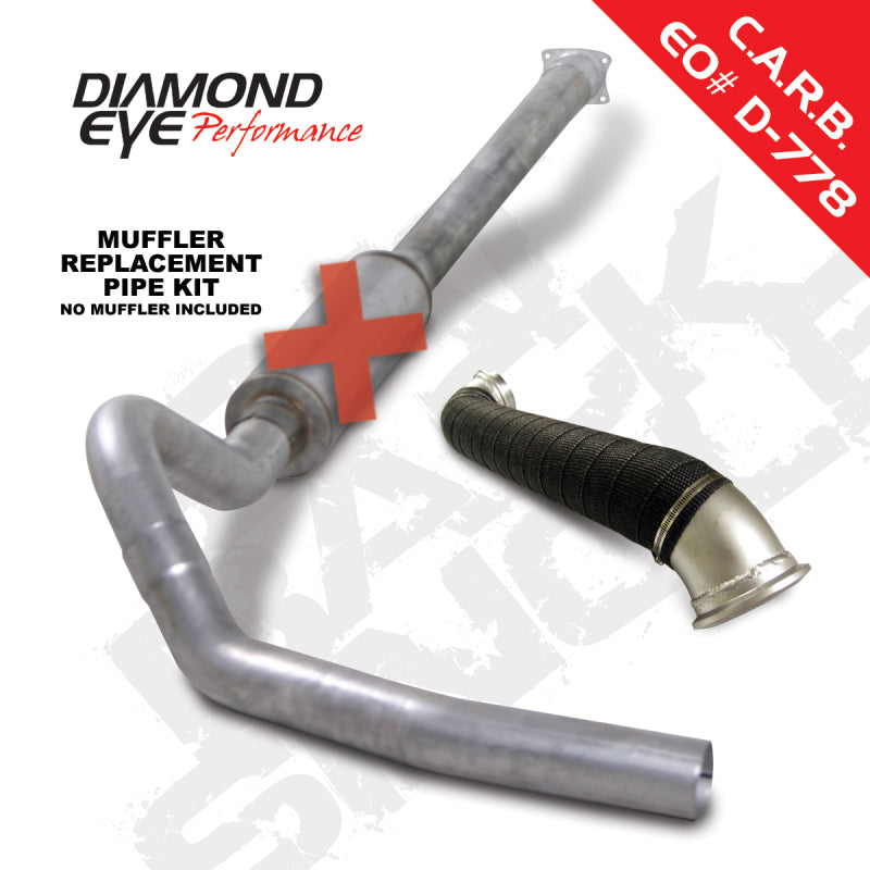 Diamond Eye KIT 4in CB MRP SGL w/ TDP AL 04-05 Chevy/GMC 6.6L Duramax 2500/3500-SR1 Performance