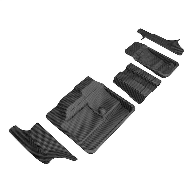 3D MAXpider 17-21 Tesla Model Y Kagu 3rd Row Floormats - Black-SR1 Performance