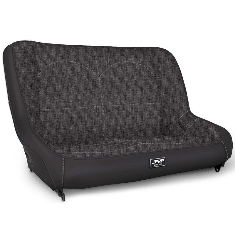 PRP Jeep TJ/LJ/JK Low Back Rear Bench - Grey-SR1 Performance